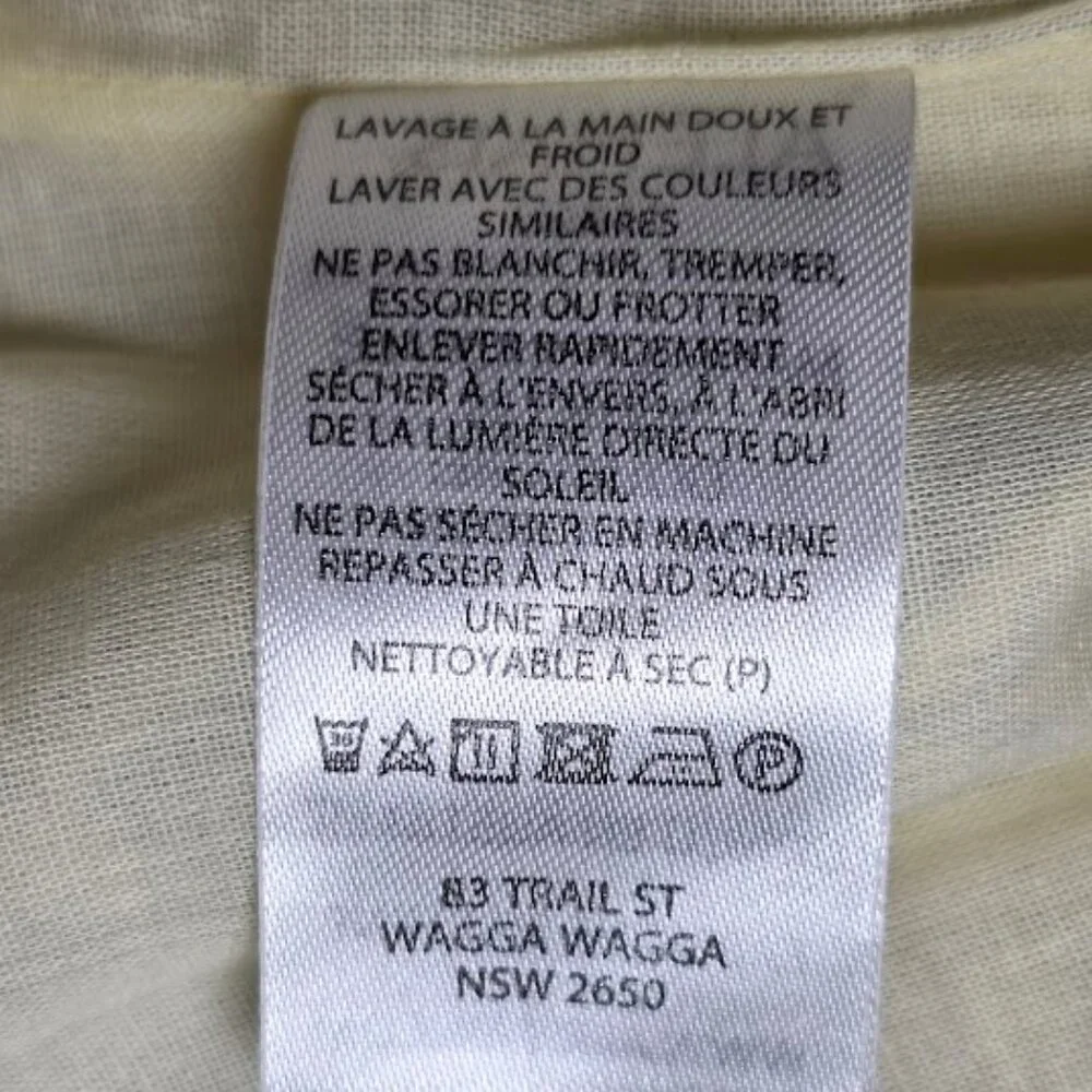 NWT ALEMAIS Archie Floral Linen Mini Flounce Dress 2 - Picture 13 of 13